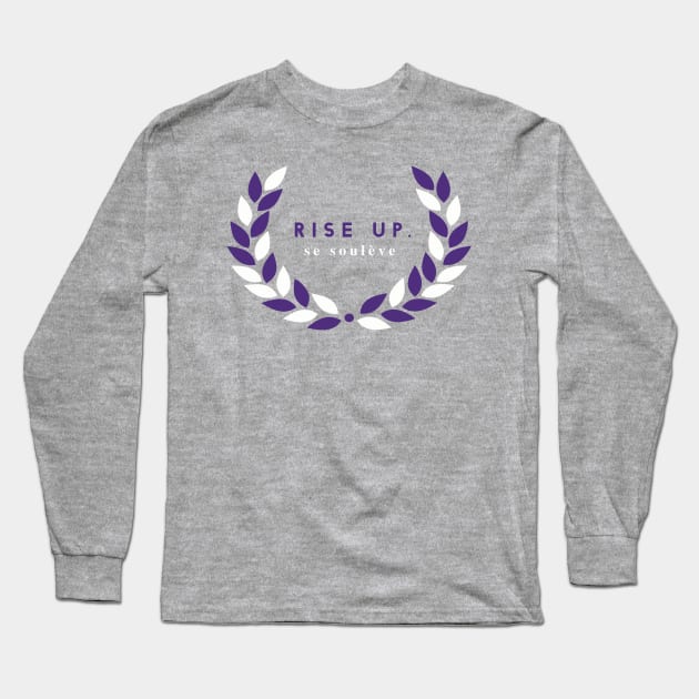 Rise Up (Lakers Colorway) T-Shirt Long Sleeve T-Shirt by TheSteadfast